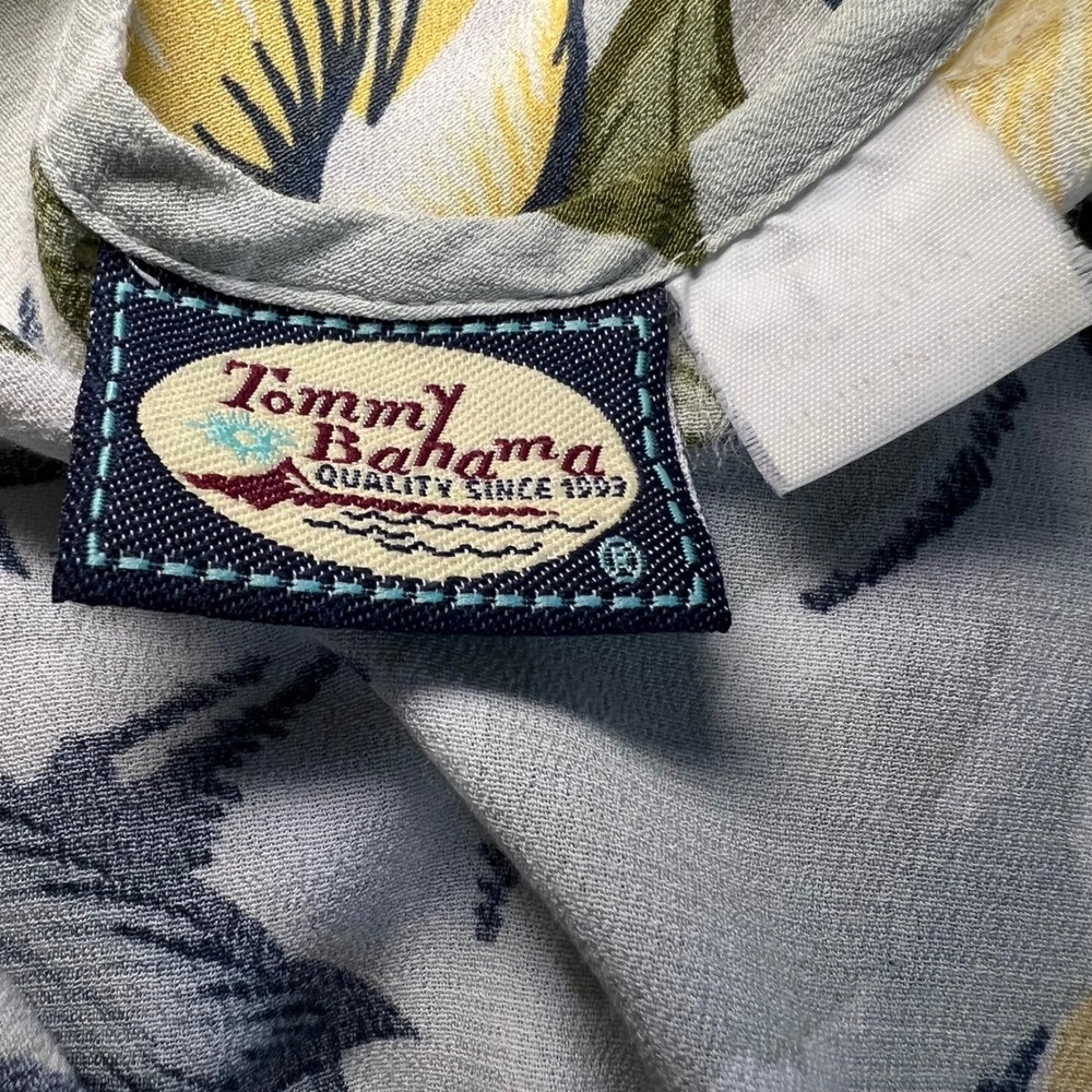 Tommy Bahama Rayon Floral Tank Top Tropical Resort Beach Coastal Size L - Picture 6 of 7